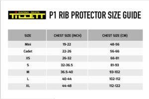 Tillett P1卡丁車肋骨保護器
